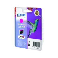Epson Hummingbird Singlepack Magenta T0803 Claria Photographic Ink - image 2