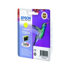 Epson Hummingbird Singlepack Yellow T0804 Claria Photographic Ink - image 2