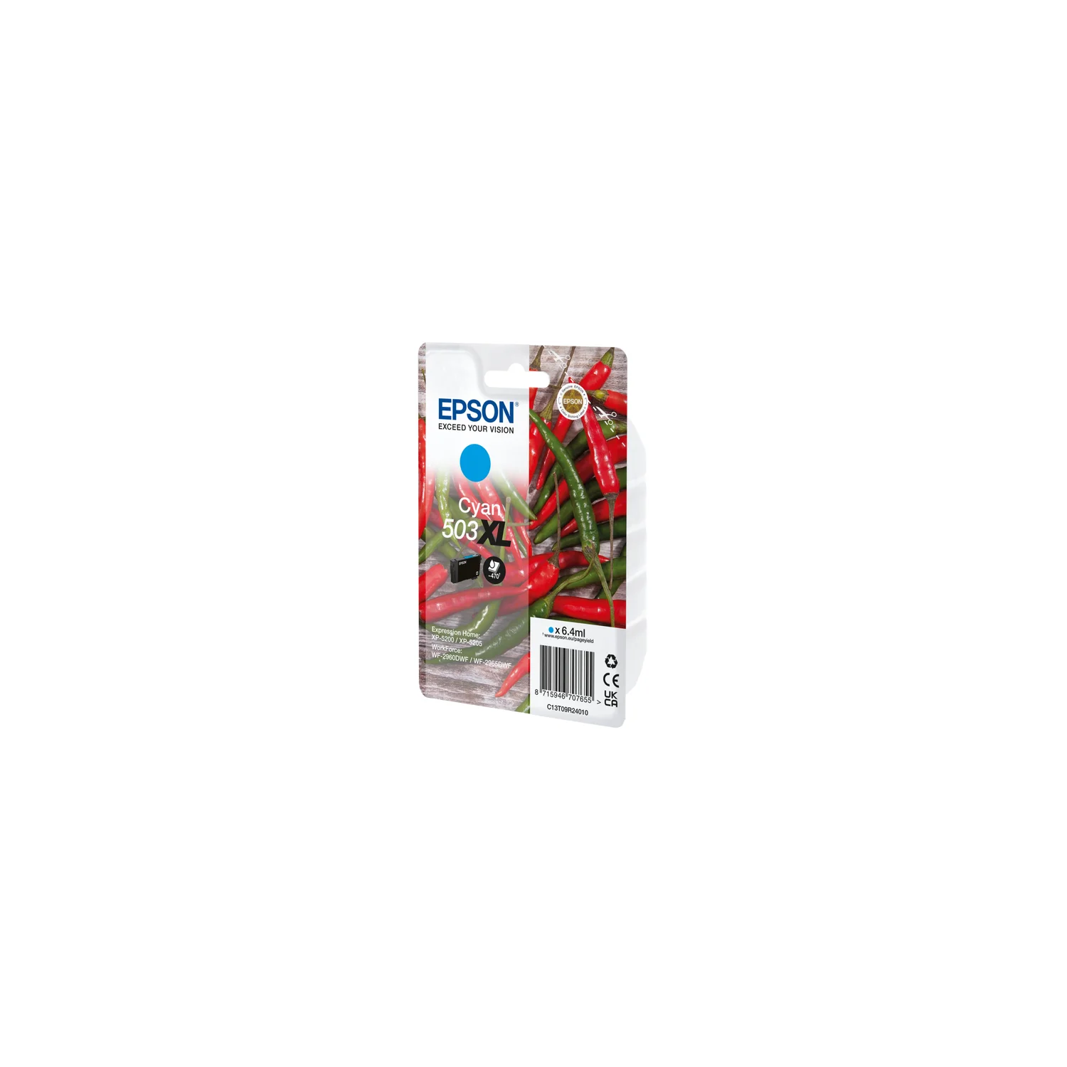 Epson 503XL ink cartridge 1 pc(s) Original High (XL) Yield Cyan - image 2