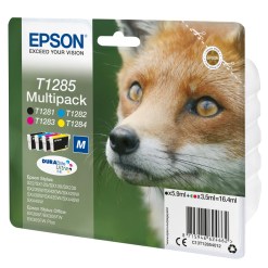Epson Fox Multipack 4-colours T1285 DURABrite Ultra Ink - image 2