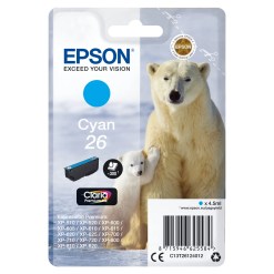 Epson Polar bear Singlepack Cyan 26 Claria Premium Ink