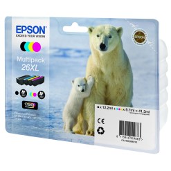 Epson Polar bear Multipack 4-colours 26XL Claria Premium Ink - image 2