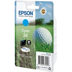 Epson Golf ball Singlepack Cyan 34 DURABrite Ultra Ink - image 2