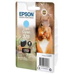 Epson Squirrel Singlepack Light Cyan 378 Claria Photo HD Ink - image 2