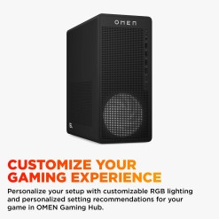 HP OMEN 16L Gaming Desktop PC TG03-0024na PC AMD Ryzen™ 7 8700F 16 GB DDR5-SDRAM Windows 11 Home Tower AI PC Black - image 3