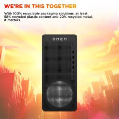 HP OMEN 16L Gaming Desktop PC TG03-0024na PC AMD Ryzen™ 7 8700F 16 GB DDR5-SDRAM Windows 11 Home Tower AI PC Black - image 9
