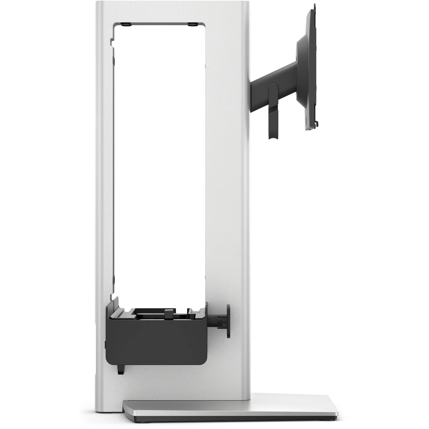 DELL Pro Slim OSS25 68.6 cm (27") Desk Black, Silver