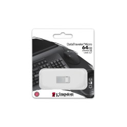 Kingston Technology DataTraveler 64GB Micro 200MB/s Metal USB 3.2 Gen 1 - image 4