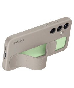 Samsung Standing Grip Case Taupe mobile phone case 15.8 cm (6.2") Cover Grey