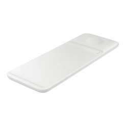 Samsung Wireless Charger Trio Headset, Smartphone, Smartwatch White USB Wireless charging Fast charging Indoor