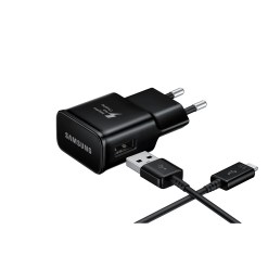 Samsung EP-TA20EBE mobile device charger Universal Black AC Fast charging Indoor