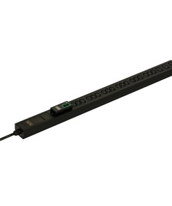 APC Easy Rack PDU, Metered, 0U, 1 Phase, 3.7kW, 230V, 16A, 18 x C13 and 3 x C19 outlets, IEC60309 2P+E inlet