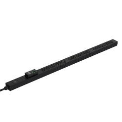 APC Easy Rack PDU, Metered, 0U, 3 Phase, 11kW, 230V, 16A, 21 x C13 and 3 x C19 outlets, IEC60309 3P+N+PE inlet - image 2