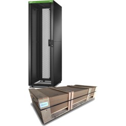 APC Easy Rack, 42U, Black, With Roof, Castors, Feet, 4 Brackets, and Side Panels, No Bottom, 1991H x 600W x 1000D mm - image 7