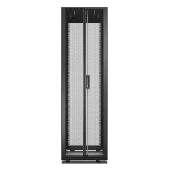 APC Easy Rack, 42U, Black, With Roof, Castors, Feet, 4 Brackets, and Side Panels, No Bottom, 1991H x 600W x 1200D mm