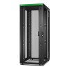 APC Easy Rack, 42U, Black, With Roof, Castors, Feet, 4 Brackets, and Bottom, No Side Panels, 1991H x 800W x 1200D mm