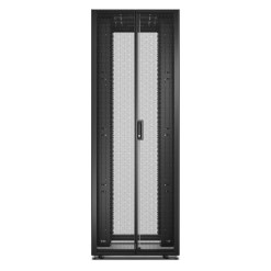 APC Easy Rack, 48U, Black, With Roof, Castors, Feet, 4 Brackets, and Bottom, No Side Panels, 2258H x 800W x 1000D mm