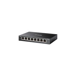 Tplink TP-Link Omada ES208GP network switch Managed L2 Gigabit Ethernet (10/100/1000) Power over Ethernet (PoE) DIN rail Black - image 3