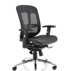 Mirage II Mesh Back Task Operator Office Chair with Height Adjustable Arms