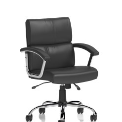 Desire Medium Back Leather Executive Office Chair with Arms - image 2