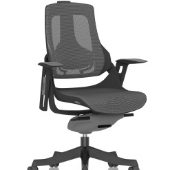 Zure High Back Black Shell Executive Office Chair with Arms - image 2