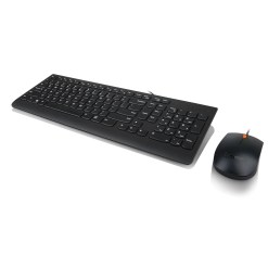 Lenovo 300 keyboard Mouse included Universal USB QWERTY US English Black