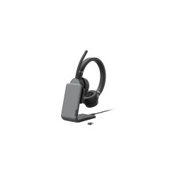 Lenovo Go Wireless ANC Headset with Charging stand Wired & Wireless Head-band Office/Call center Bluetooth Black
