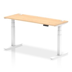 Air Height Adjustable Slimline Desk With Cable Ports