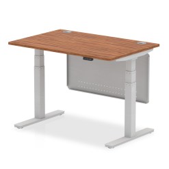 Air Height Adjustable Desk With Cable Ports With Steel Modesty Panel - image 5
