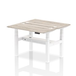 Air Back-to-Back Slimline Height Adjustable Bench Desk - 2 Person - image 6