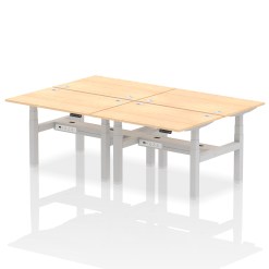 Air Back-to-Back Height Adjustable Bench Desk - 4 Person - image 8