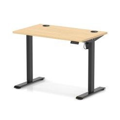 Air Lite Height Adjustable Slimline Desk With Cable Ports - image 4