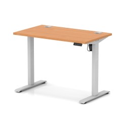 Air Lite Height Adjustable Slimline Desk With Cable Ports - image 8