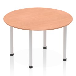 Impulse Round Table With Post Leg