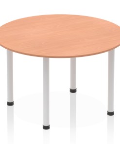 Impulse Round Table With Post Leg