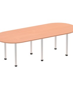 Impulse Boardroom Table With Post Leg