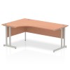 Impulse 1800mm Left Crescent Desk Cantilever Leg