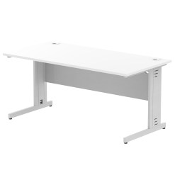 Impulse 1600mm Straight Desk Cable Managed Leg - image 2