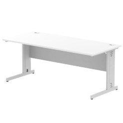 Impulse 1800mm Straight Desk Cable Managed Leg - image 2