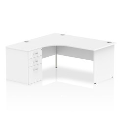 Impulse Panel End Crescent Desk Workstation - image 6