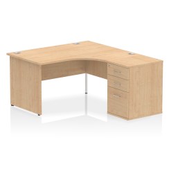 Impulse Panel End Crescent Desk Workstation - image 16