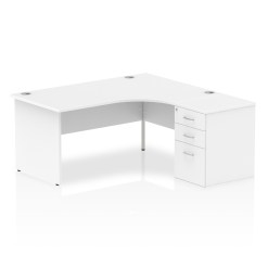 Impulse Panel End Crescent Desk Workstation - image 18