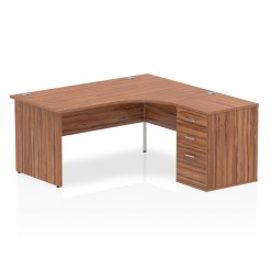 Impulse Panel End Crescent Desk Workstation - image 19