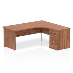 Impulse Panel End Crescent Desk Workstation - image 23