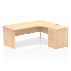 Impulse Panel End Crescent Desk Workstation - image 24