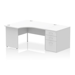 Impulse Panel End Crescent Desk Workstation - image 26