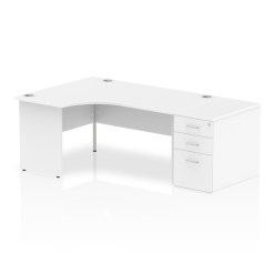 Impulse Panel End Crescent Desk Workstation - image 30