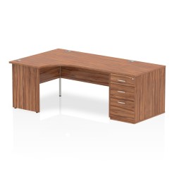 Impulse Panel End Crescent Desk Workstation - image 31
