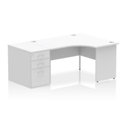 Impulse Panel End Crescent Desk Workstation - image 38