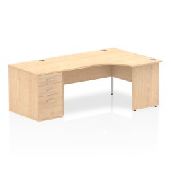 Impulse Panel End Crescent Desk Workstation - image 44